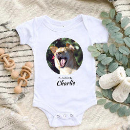 Body Para Bebé Foto Personalizada Perro Protegido Por Perro