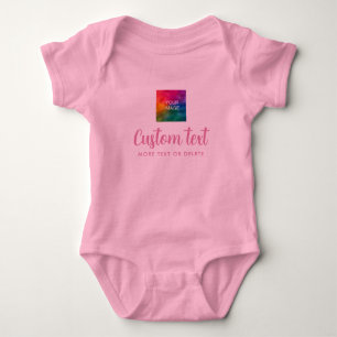 Body Para Bebé Foto personalizada subir Texto personalizado monos