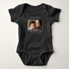 Body Para Bebé Fotos personalizadas Mommy + Me Primer Día de la M