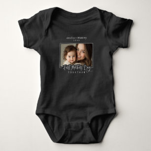 Body Para Bebé Fotos personalizadas Mommy + Me Primer Día de la M