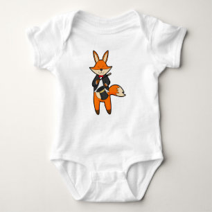 Body Para Bebé Fox como mago con varita mágica y Gorra