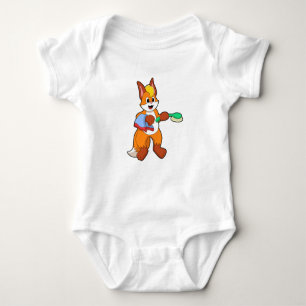 Body Para Bebé Fox con toalla y pincel