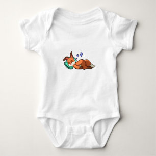 Body Para Bebé Fox en el sueño con la almohada