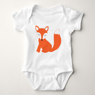 Body Para Bebé Fox lindo del bebé del arbolado