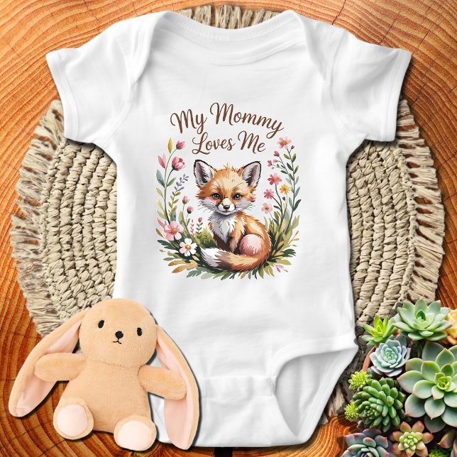 Body Para Bebé Fox my mami me ama (Subido por el creador)