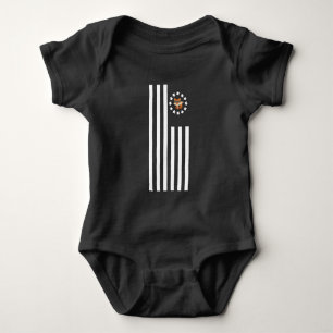 Body Para Bebé Fox Nerd - Bandera