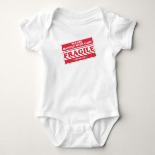 Body Para Bebé "Frágil: Manejar con cuidado" Chiste Baby Bodysui