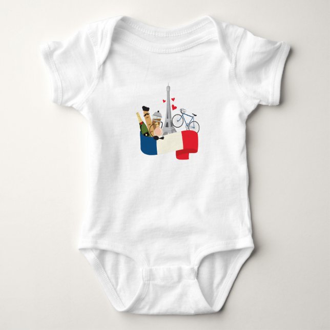 Body Para Bebé Francés (Anverso)
