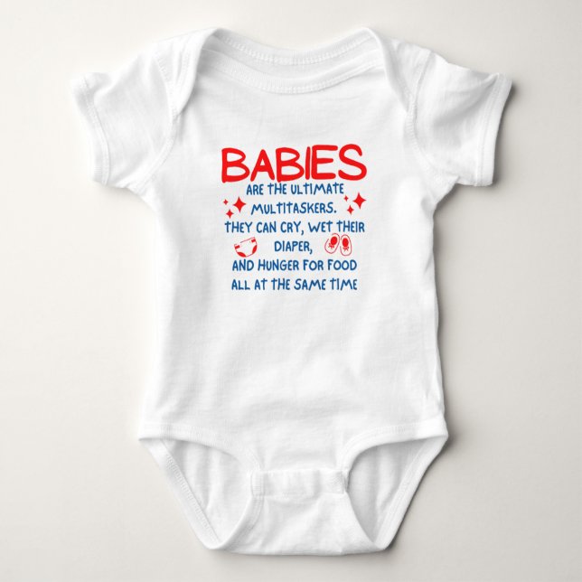 Body Para Bebé frases graciosas Gift Baby Bodysuit (Anverso)