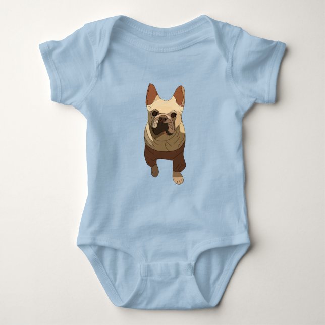 Body Para Bebé French Bulldog (Anverso)
