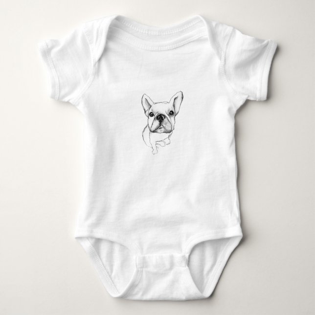 Body Para Bebé Frenchie Baby One Piece (Anverso)