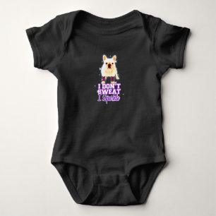 Body Para Bebé Frenchie Gift Yo no sudor I Sparkle