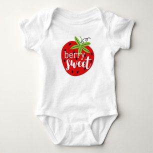 Body Para Bebé Fresa Berry Sweet Birthday Baby Girl