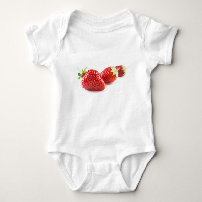 Body Para Bebé Fresas (Anverso)