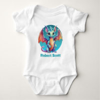 fresco dragón unisex añadir nombre