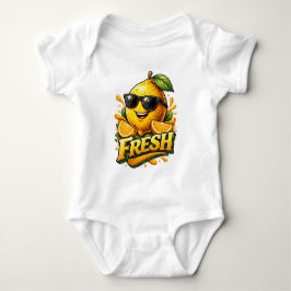 Body Para Bebé Fresh Lemon Summer Vibes Cute Citrus Character 