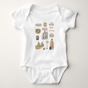 Body Para Bebé FRIENDS™   Iconos de Dibujos Animados