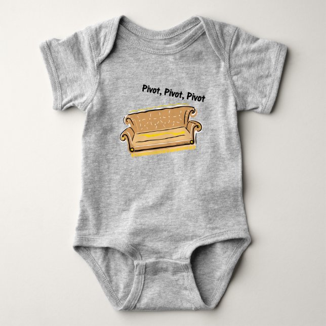 Body Para Bebé FRIENDS™ | Pivot (Anverso)