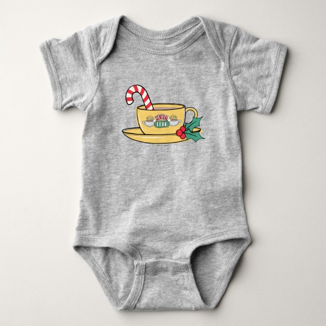 Body Para Bebé FRIENDS™ | Taza Navideña Central Perk (Anverso)