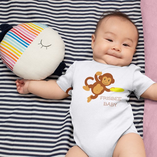 Body Para Bebé Frisbee Baby Monkey Baby Bodysuit (Subido por el creador)