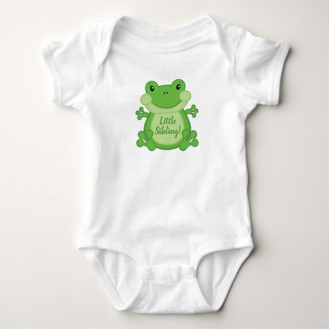 Body Para Bebé Frog Baby Shower Green (Anverso)