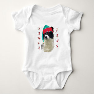 Body Para Bebé Frontera Collie Santa Paws
