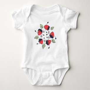 Body Para Bebé Fruta de Kawaii
