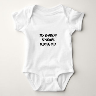 Body Para Bebé Fu del kung del papá