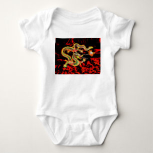 Body Para Bebé Fuego del dragón en energía afortunada
