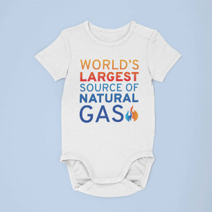 Body Para Bebé Fuente de gas natural más grande del mundo