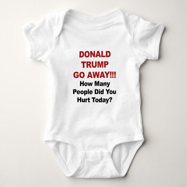 Body Para Bebé Fuera Donald Trump (Anverso)