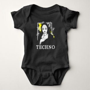 Body Para Bebé Fumar Techno Nun Religión Música electrónica de ba