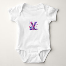 Fun Baby Bodysuit Con Un Carácter Estitch