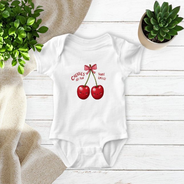 Body Para Bebé Fun Cherries Bodysuit for Kids - Adorable  (Subido por el creador)