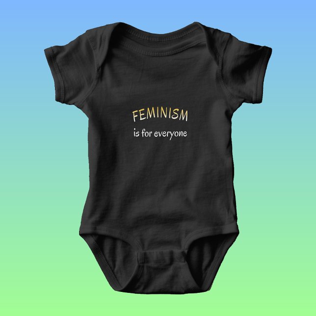 Body Para Bebé Fun feminismo inspirador para todos (Subido por el creador)