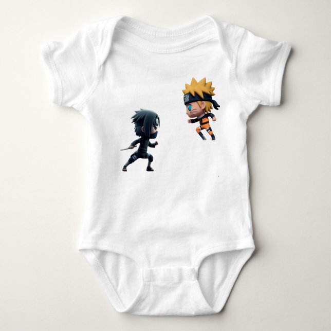 Body Para Bebé Funko Pop | Naruto vs Sasuke (Anverso)