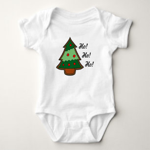 Body Para Bebé Funky Christmas Tree Ho Ho