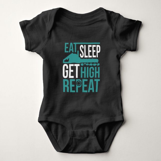 Body Para Bebé Funny Arborisco Get High Tree Chain Worker (Anverso)