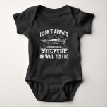 Body Para Bebé Funny Avión Avión de Aviación Lover<br><div class="desc">Gracioso Regalo de humor de avión para niños o adultos a los que les encanta ver aviones volando en el cielo. Perfecto regalo para azafata,  ingeniero,  enfermero,  instructor,  médico o mecánico o piloto.</div>
