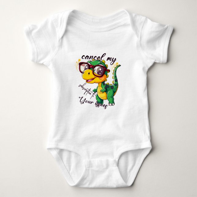 Body Para Bebé Funny Baby Bodysuit - "Cancelar Mi Suscripción A Y (Anverso)
