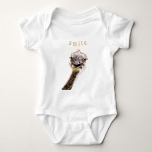 Body Para Bebé Funny Baby Bodysuit con Ostrich juguetón - Sonrisa