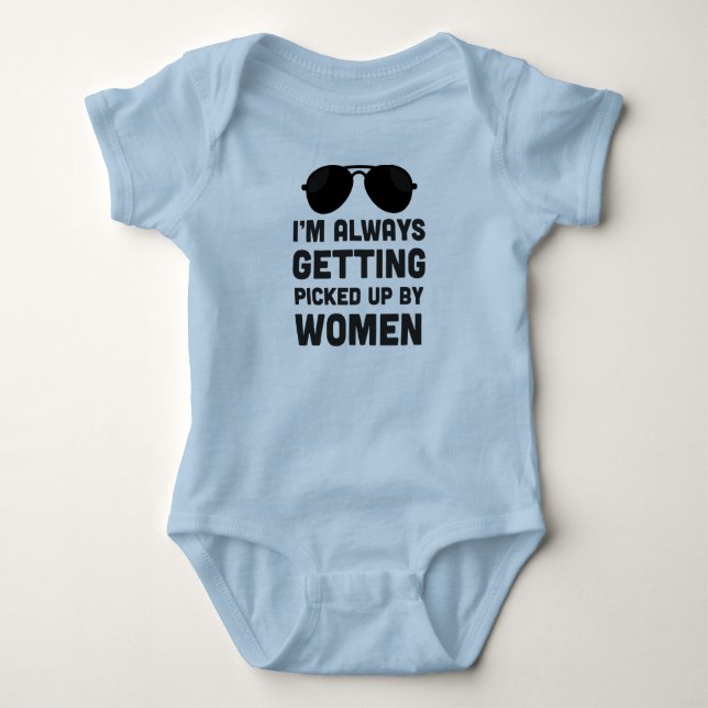 Body Para Bebé Funny Baby Boy Bodysuit (Anverso)