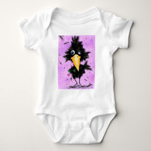 Body Para Bebé Funny Bird Baby Bodysuit (Anverso)