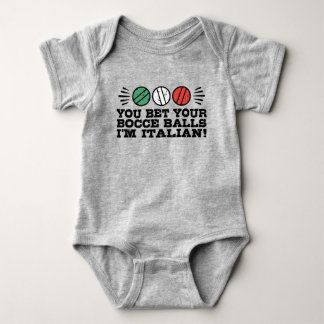 Body Para Bebé Funny Bocce Ball Baby Bodysuit