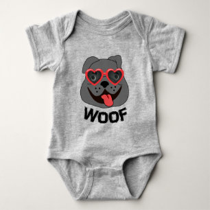 Body Para Bebé Funny Bulldog ropa para bebé
