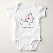 Funny Cat Baby Bodysuit