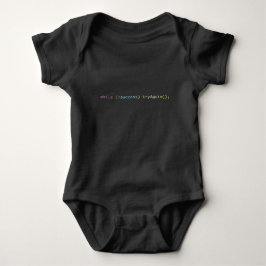 Body Para Bebé Funny Coder Baby Shower Gift | Try Again Infant
