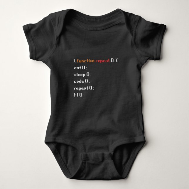 Body Para Bebé Funny Computer Science Coder Programmer (Función) (Anverso)
