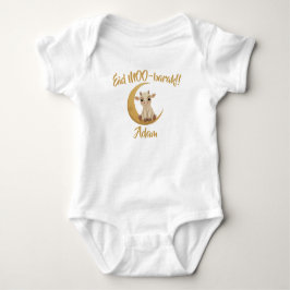 Body Para Bebé Funny cute Baby Cow Eid Adha funny Baby Name