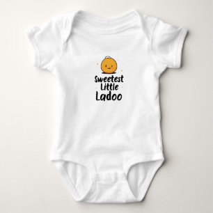 Body Para Bebé Funny Desi Baby Shower, un bebé indio curado